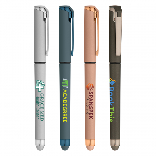 Islander Softy Monochrome Metallic Stylus Gel Pen - ColorJet