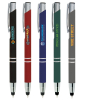 Tres-Chic Softy Stylus Pen - Full-Color Metal Pen