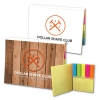 SimpliColor Versa-Pak - 2 Sticky Note Pads and 5 Flag Colors - Full Color Cover