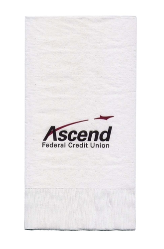 3-Ply White Dinner Napkin - 1/8 Fold