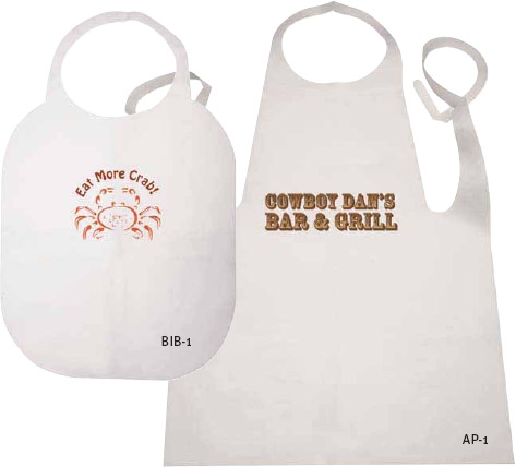 Lobster Bib, White