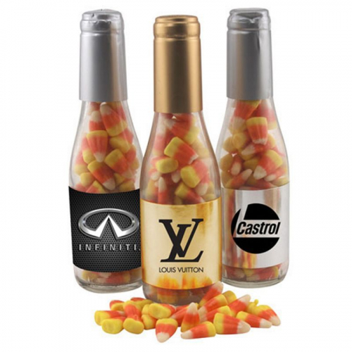 Champagne Bottle w/ Candy Corn