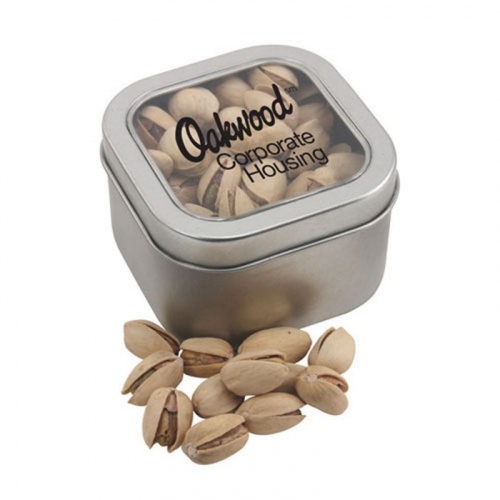 Window Tin with Pistachios