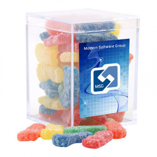 Acrylic Box with Sour Patch Kids