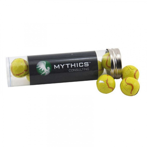 Tube with Choc Tennis Balls