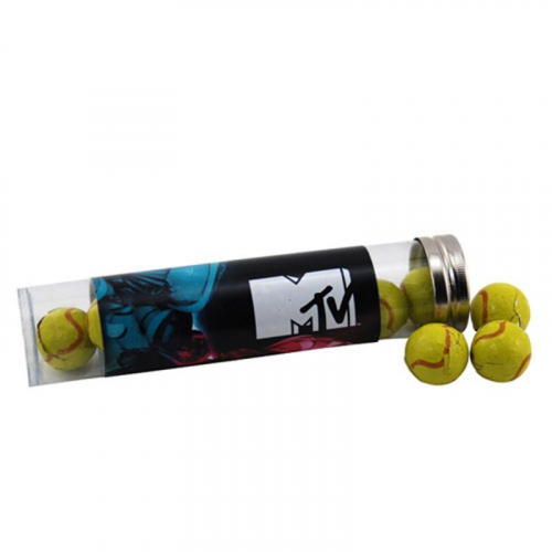 Tube with Choc Tennis Balls