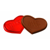 Foiled Chocolate Heart