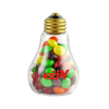 Plastic Light Bulb - Skittles