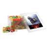 Large Square Acrylic Candy Box with Assorted Jelly Beans