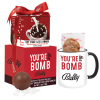 Mrs. Fields Mug, Cookies, Hot Chocolate Bomb Gift Set