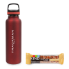 On the Go Sip n' Snack with 20 oz. Satin Bottle