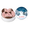 Crushed Peppermint Chocolate French Sable Cookie in Gift Tin-Small