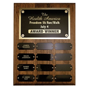 Perpetual Plaque w/ 12 Nameplates (9