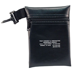 TexOLeather Vinyl Zippered Golf/ Accessory Bag