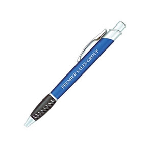 Gripper Matte Finish Ballpoint Pen w/Silver Accent