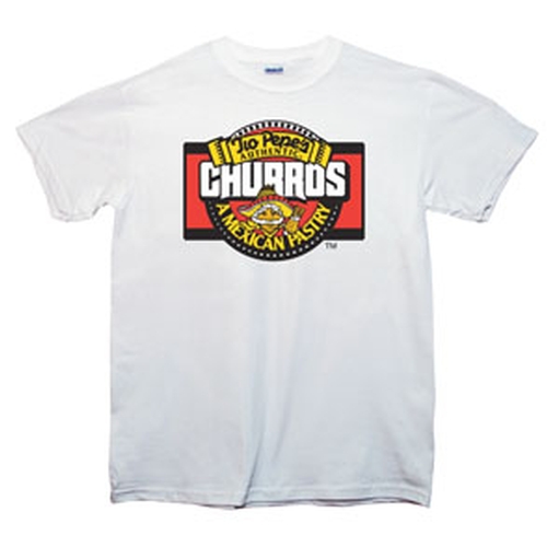 5.6 Oz. White 50/50 Blend Heavyweight T-Shirt