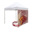8' Tent Full Wall (Dye Sublimated, Double-Sided)