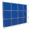 Deluxe GeoMetrix 12-Quad Back Wall Panel (Graphic Only)