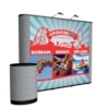 10' Straight Show 'N Rise Floor Display Kit (Mural with Fabric Ends)