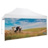 15' Tent Full Wall (Dye Sublimated, Single-Sided)