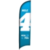 13' Premium Razor Sail Sign Replacement Flag (Single-Sided)