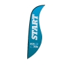 13' Premium Sabre Sail Sign Replacement Flag (Double-Sided)