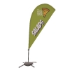 6.5' Value Teardrop Sail Sign Kit (Single-Sided with Cross Base)