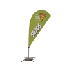 6.5' Value Teardrop Sail Sign Kit (Double-Sided with Cross Base)