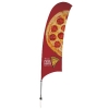 15' Value Razor Sail Sign Kit (Double-Sided with Value Spike & Ground Anchor)