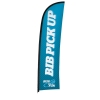 13' Premium Blade Sail Sign Replacement Flag (Single-Sided)