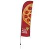 15' Value Blade Sail Sign Kit (Single-Sided with Spike Base)