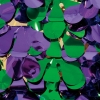 Victory Corps™ Mardi Gras Floral Sheeting (10 Yards)