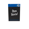 Swing A-frame Imprinted Chalkboard (Double-Sided)