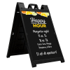 Signicade Deluxe A-frame Imprinted Chalkboard Kit (Single-Sided)