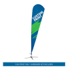 Medium Custom Teardrop Sail Sign Flag Single-Sided