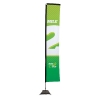 14.5' Premium Rectangle Sail Sign Kit (Double-Sided with Scissor Base)