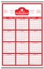 Academic Yearly View Commercial Wall Calendar