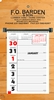 Stock Almanac Weekly Memo Calendar (Wood Look Mount)