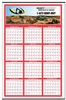 Custom Color Yearly View Wall Calendar (27