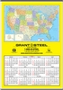 Jumbo United States Map Wall Calendar
