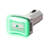 Light-Up Dual USB Charger w/ Green LED