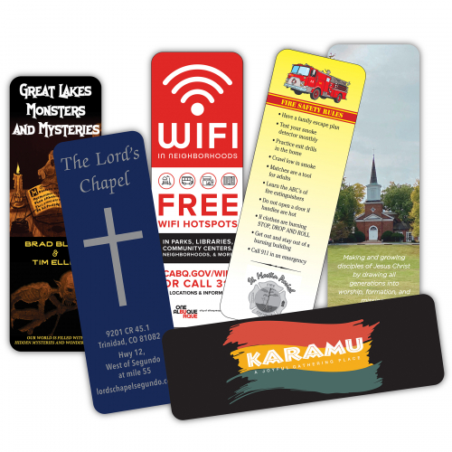 12 Point Laminated Card Stock Bookmark (2