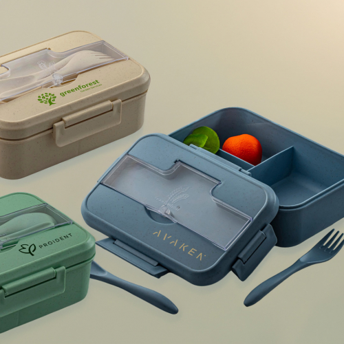 Wheat Straw Lunch Box Set