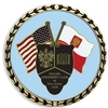 Challenge Coin w/ Wreath Border - Full Color Imprint - 6 Day Production