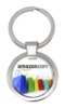 Round Metal Key Tag w/Two-Sided Full Color Imprint