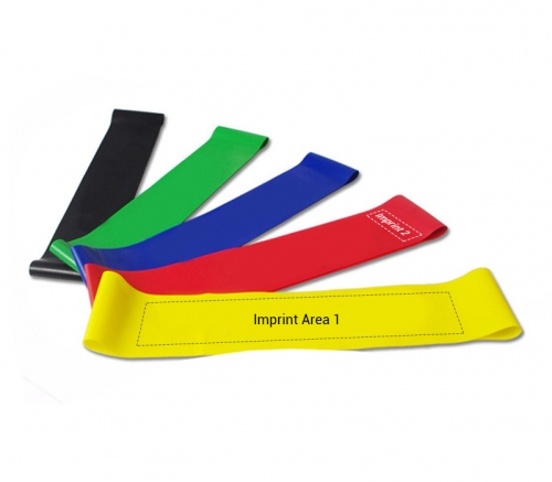 5 in 1 Exercise Loop Latex Elastic Resistance Band Set