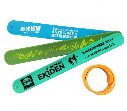 Silicone Slap Wristband