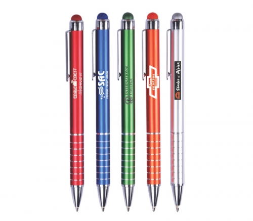 Aluminum Ballpoint Pen with Stylus