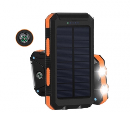 Solar Power Bank with LED-10000 mAh