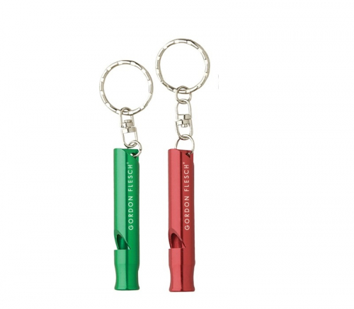 Safety Whistle Aluminum Keychain